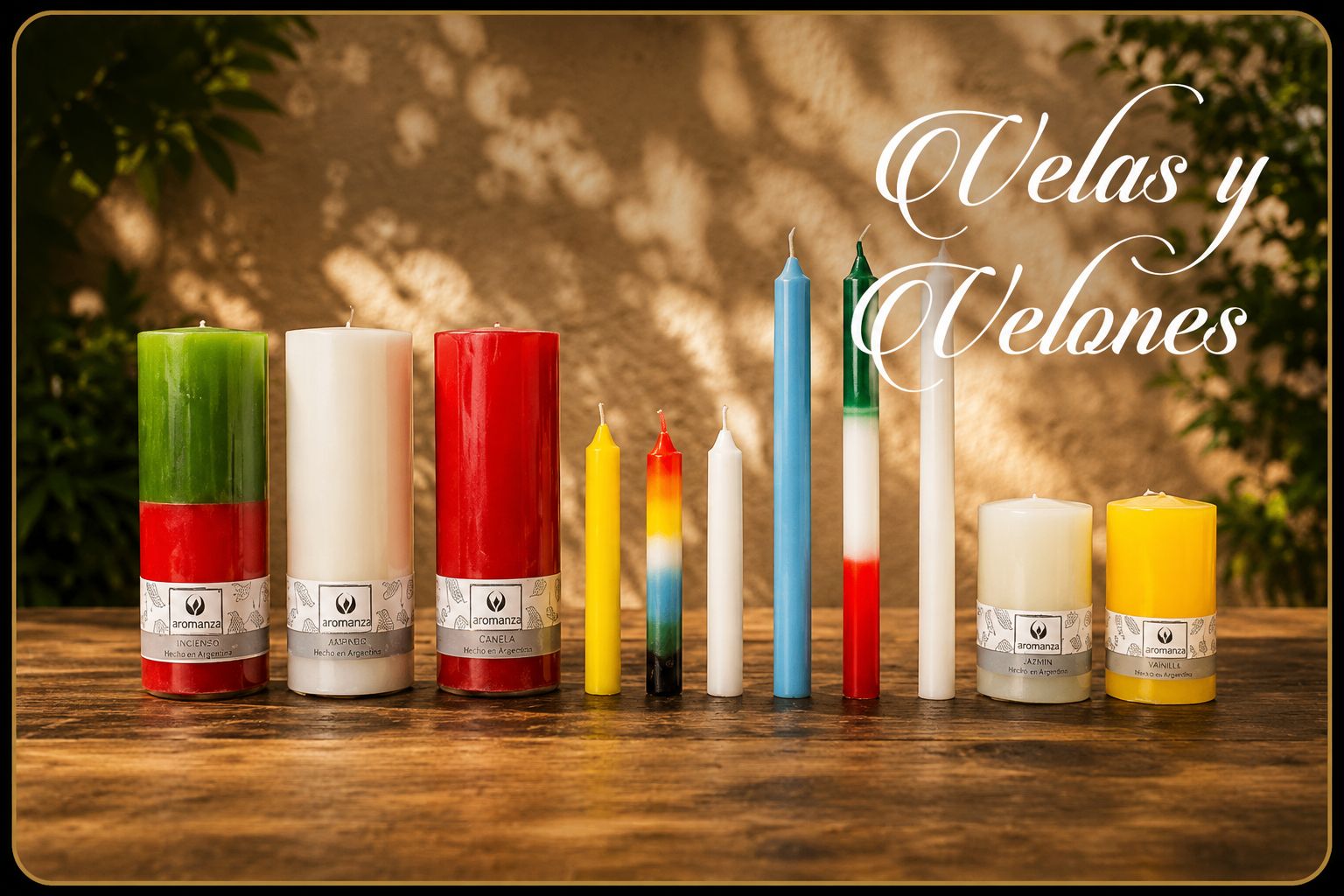 VELAS Y VELONES