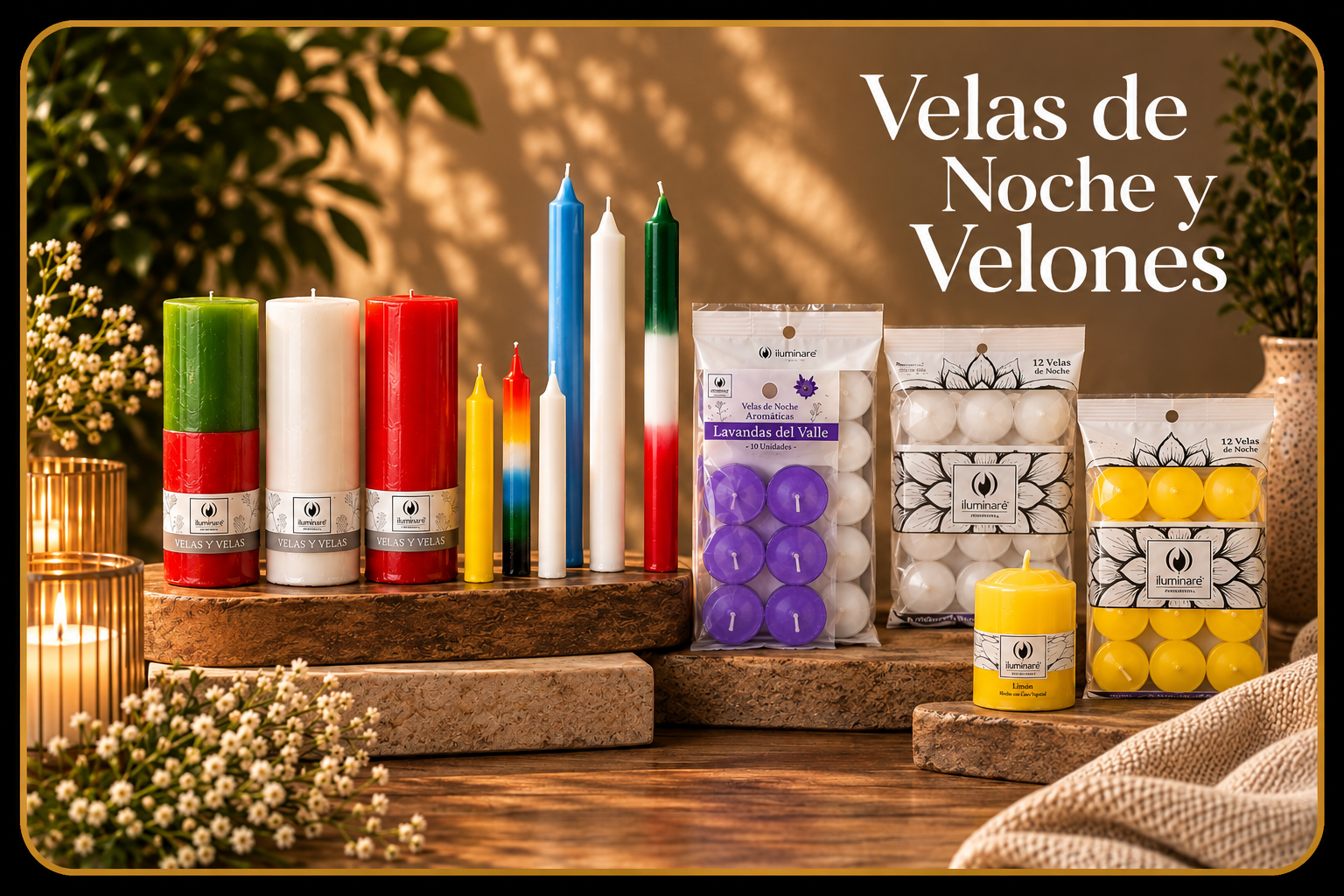 VELAS Y VELONES