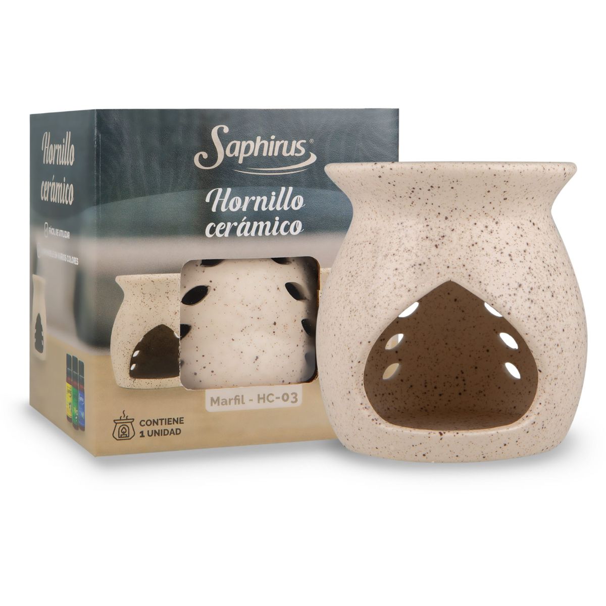 HORNILLO CERAMICO CHICO MARFIL