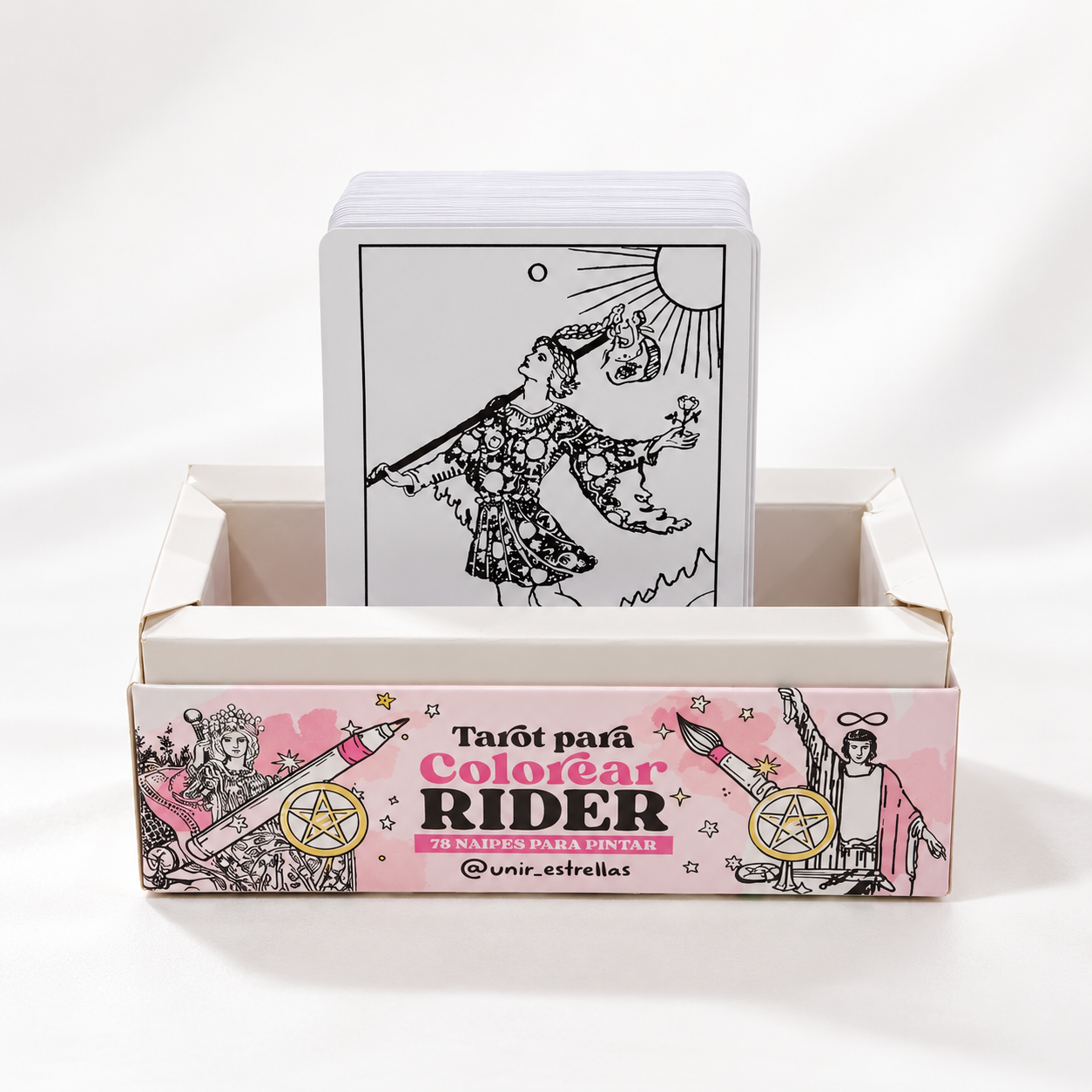 NAIPE TAROT PARA COLOREAR RIDER