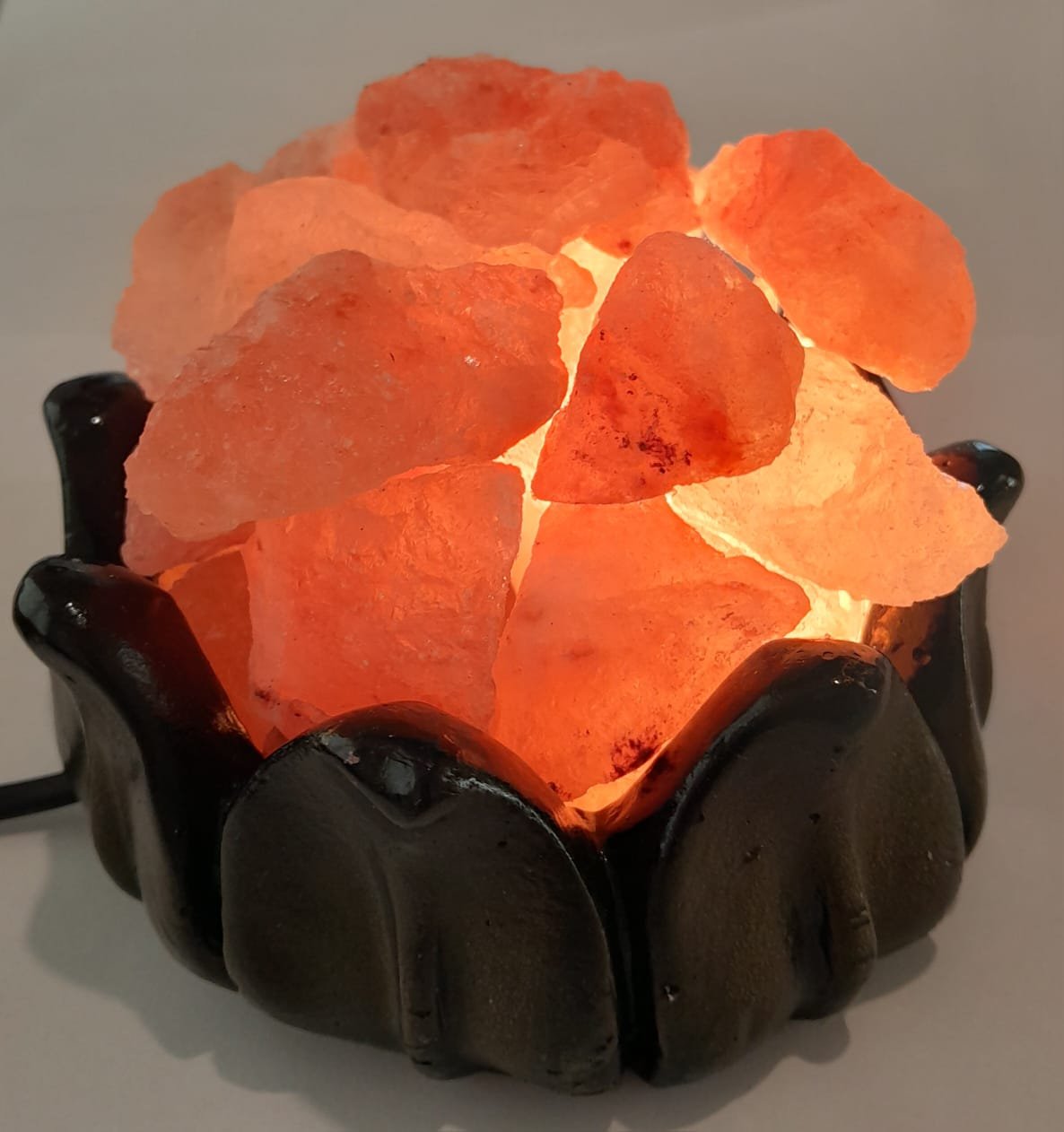 LAMPARAS DE SAL YESO LOTO