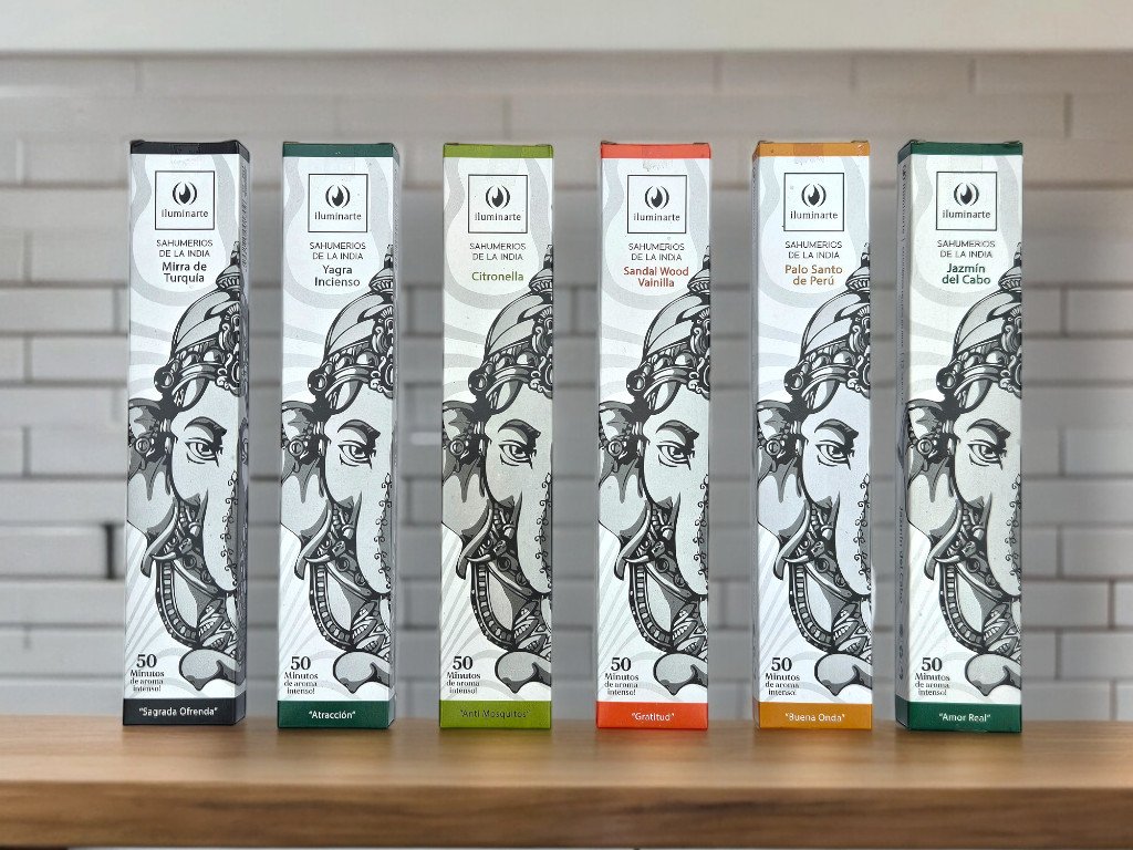 ILUMINARTE INDIA RECTANGULAR X12 VARILLAS