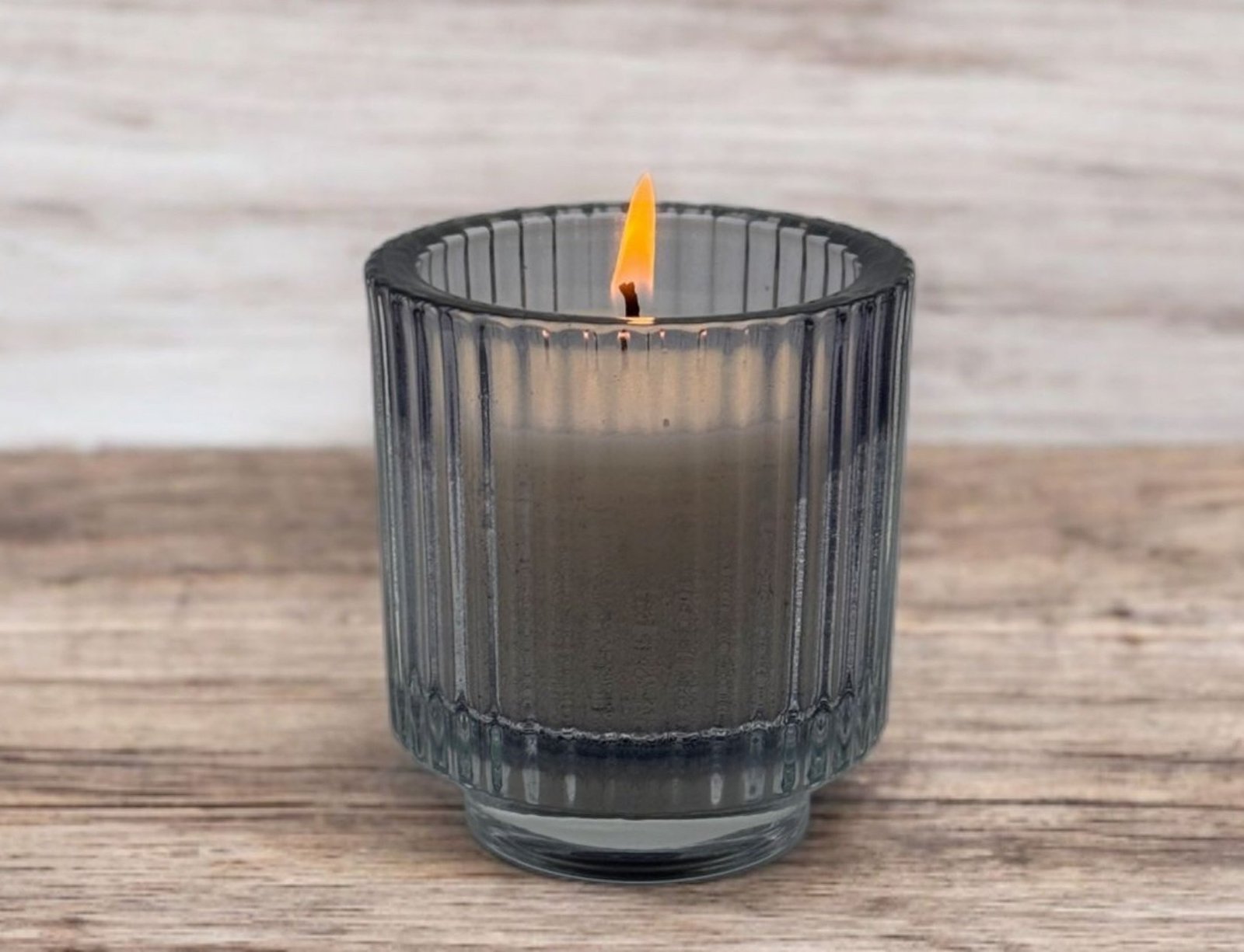 VASO RAYADO CERA VEGETAL AROMATICA